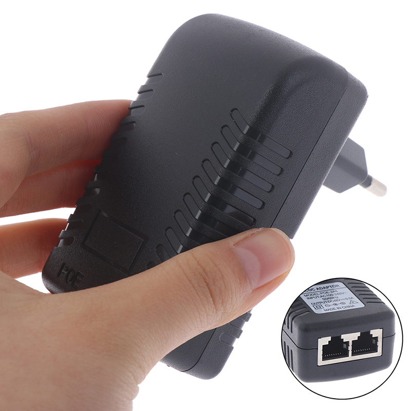 Alimentatore a parete UE 48 V 0 5 A POE iniettore adattatore Ethernet telefono IP/CameDS-