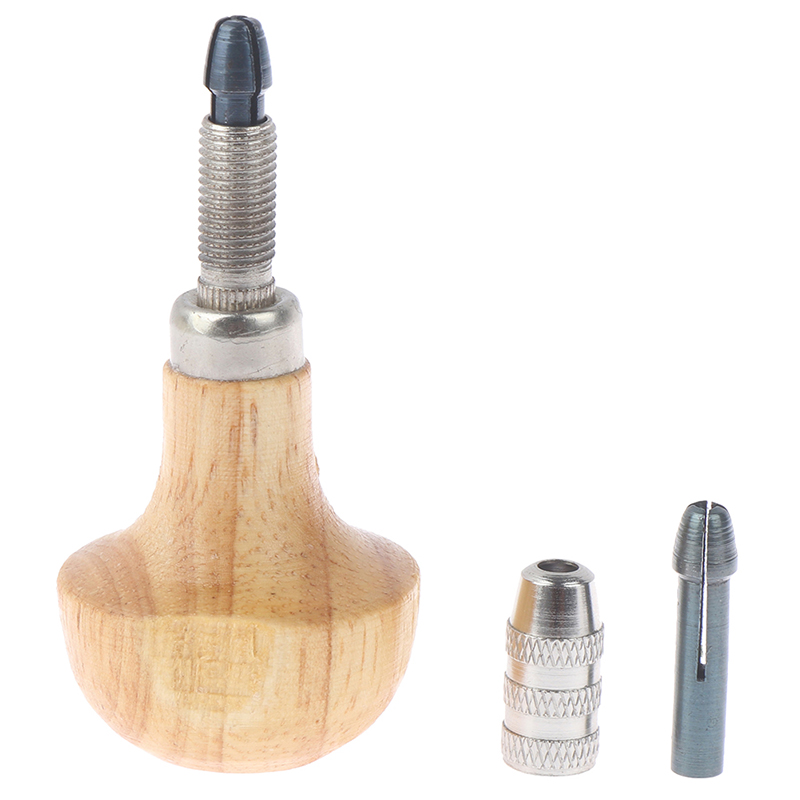 Jewelers Pin Vise Vice Wooden Handle Twisting Wire Wrapping Drill Kit3CFY - Picture 2 of 12
