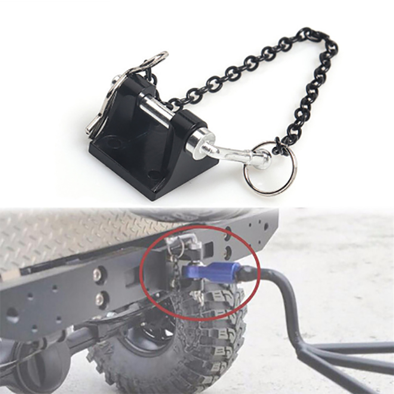 RC Car Metal Tow Shackle Trailer Hook For 1/10 RC Crawler Axial SCX10 90046:Bdn - Bild 7 von 12