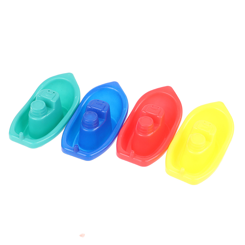4Pieces Floating Ship Bathroom Kids Boats Bath Toys Water Play Educational T^ln
