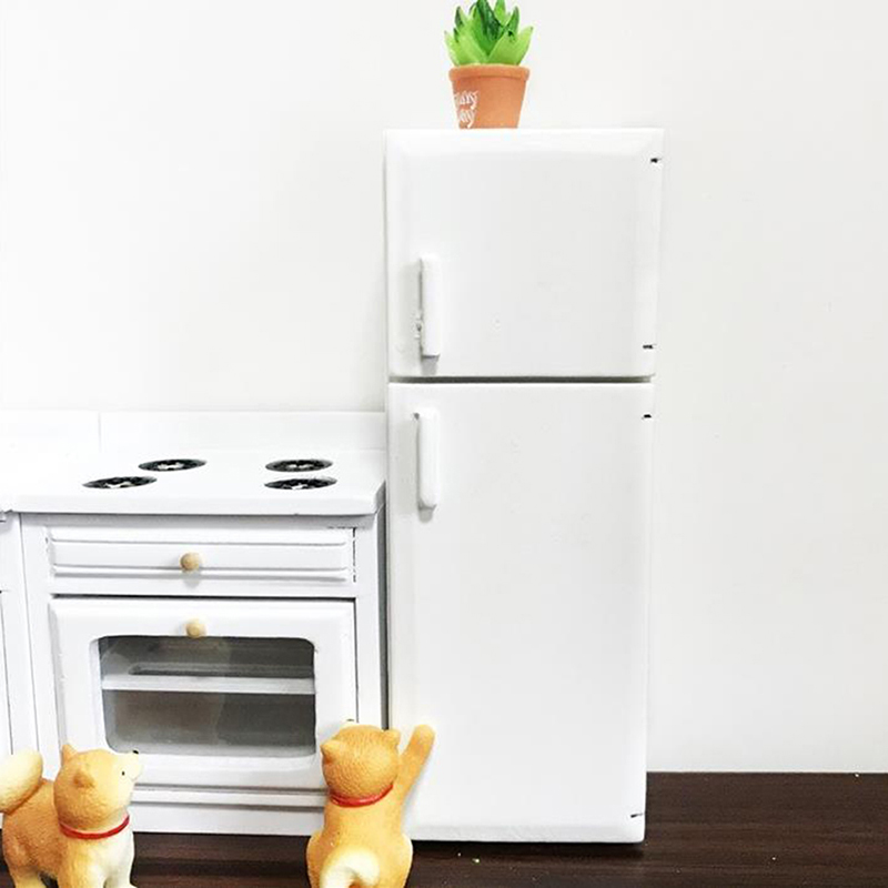 1Pc 1/12 Dollhouse Miniature Refrigerator Doll House Furniture AccessO&R2 1Pc 1/12 Dollhouse Miniature Refrigerator Doll House Furniture AccessO&R2