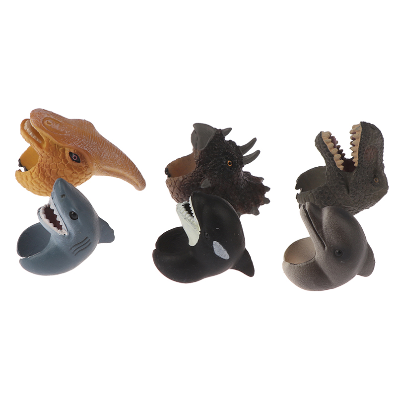 Realistic Wild Animals Figure Rings Learning Party Favors Toys for Boys GiY*H TS