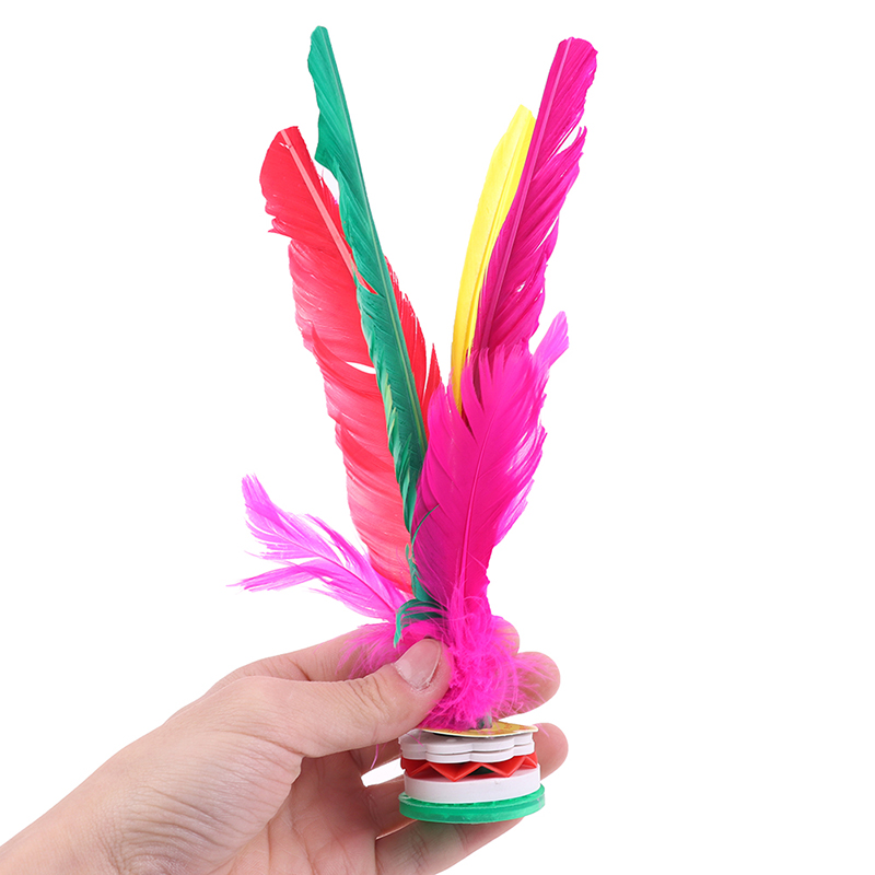 2pc China Jianzi Fancy Shuttlecock Fitness Entertainment For Physical ExercS~kh - Bild 5 von 12