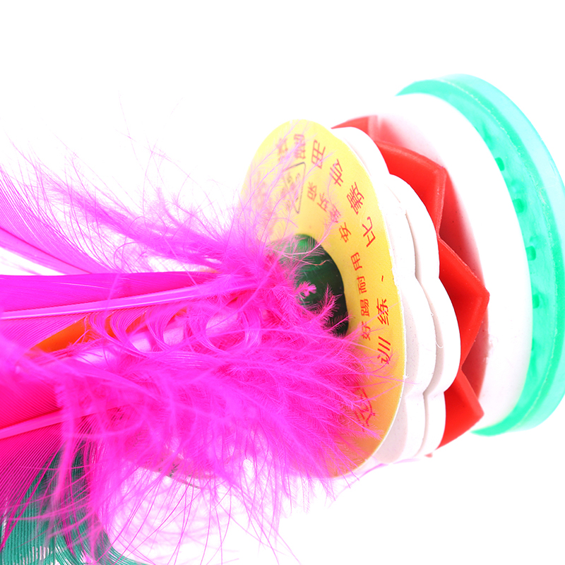 2pc China Jianzi Fancy Shuttlecock Fitness Entertainment For Physical ExercS~kh - Bild 4 von 12