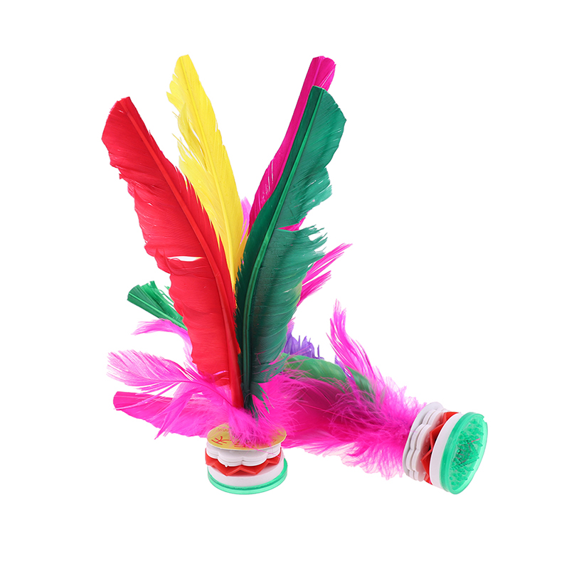 2pc China Jianzi Fancy Shuttlecock Fitness Entertainment For Physical ExercS~kh - Bild 11 von 12