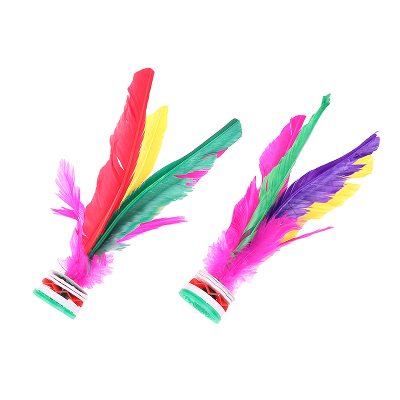 2pc China Jianzi Fancy Shuttlecock Fitness Entertainment For Physical ExercS~kh - Bild 7 von 12