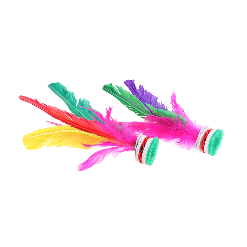 2pc China Jianzi Fancy Shuttlecock Fitness Entertainment For Physical ExercS~kh - Bild 8 von 12