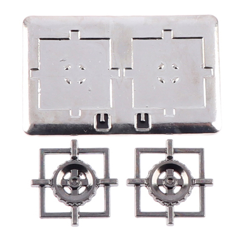 1Set 1:12 Dollhouse Miniature Gas Stove Metal Model Toy Doll House DecorO!ex Th