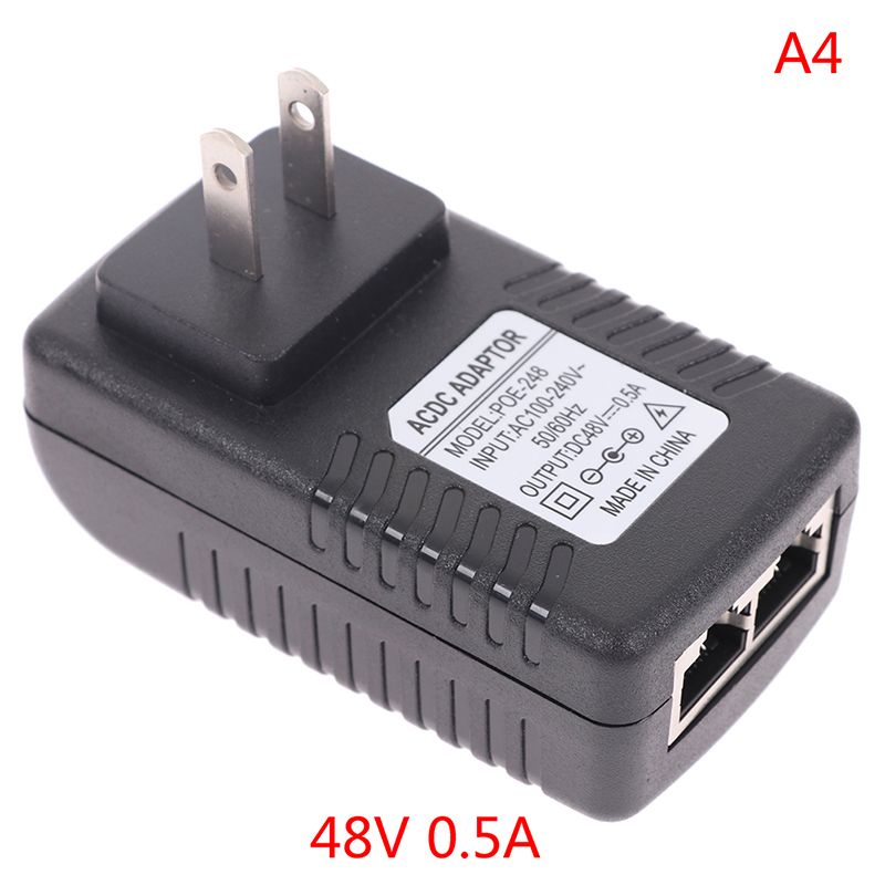 AC 110V-240V to DC 12V 15V 24V 48V 0.5A 1A POE Injector power adapter3CAUFFA LZ - Photo 13/13