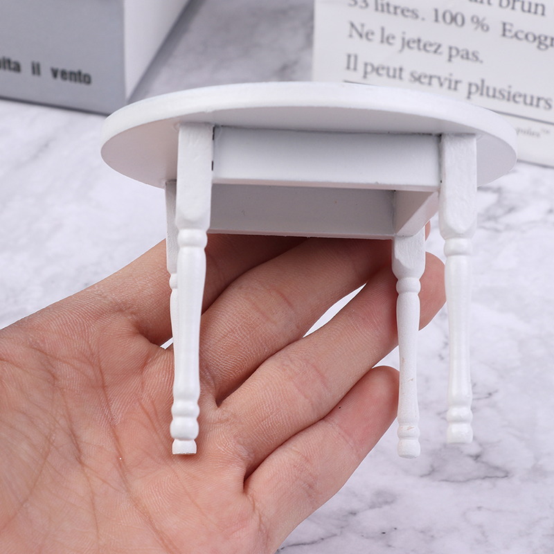 3Pcs/Set 1/12 Doll House Mini Furniture Dining Table Chair Set Toy Model Decor t RA11105