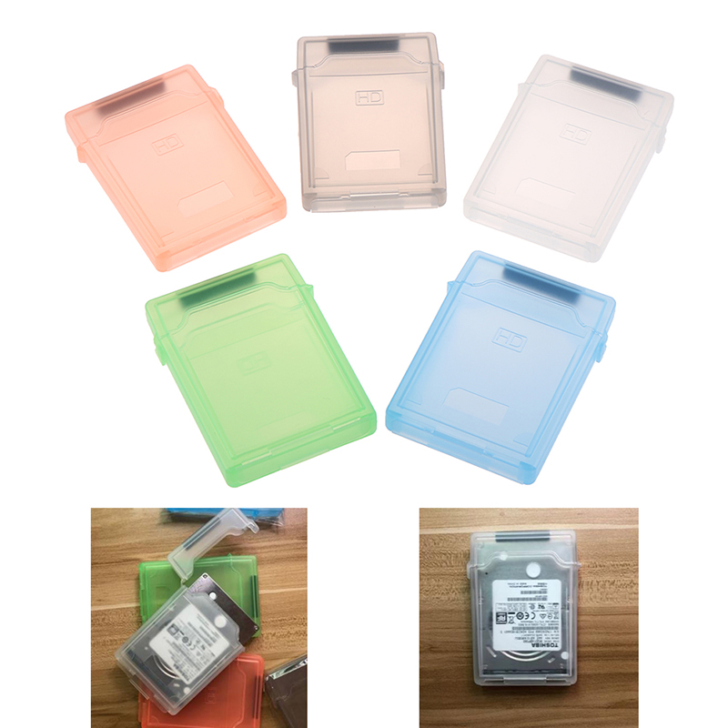 2.5'' IDE SATA HDD Hard Drive Disk Plastic Storage Box Case Enclosure CoverB-j - Photo 2/17