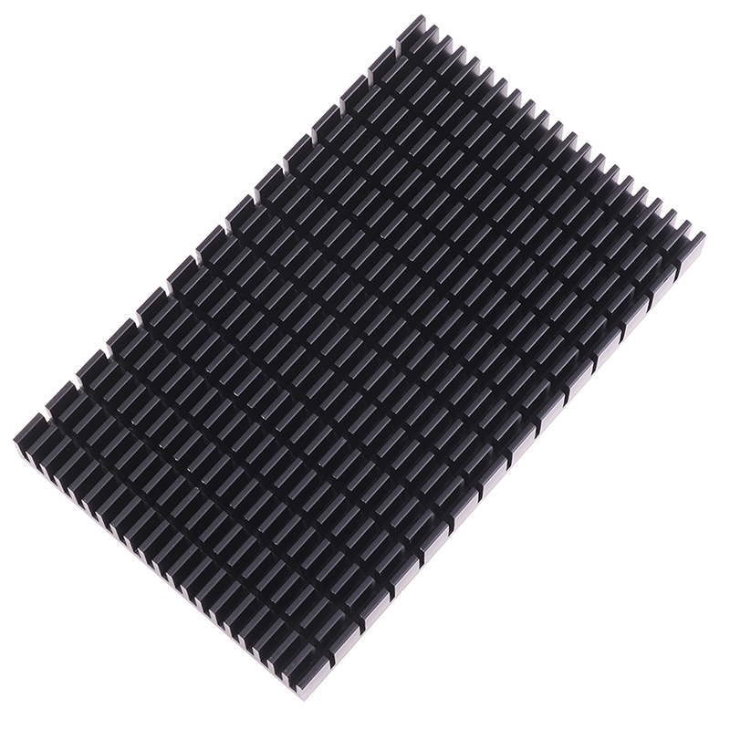 150*93*15MM Heating Panel Heat sink Aluminum Heatsink Plate Black Radiator.yp - Bild 2 von 12