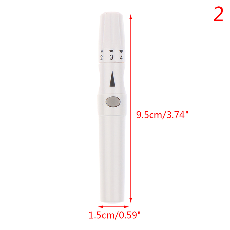 1X Lancet Pen Lancing Device Diabetics Blood Collect Collection Glucose Test vm - Picture 15 of 15