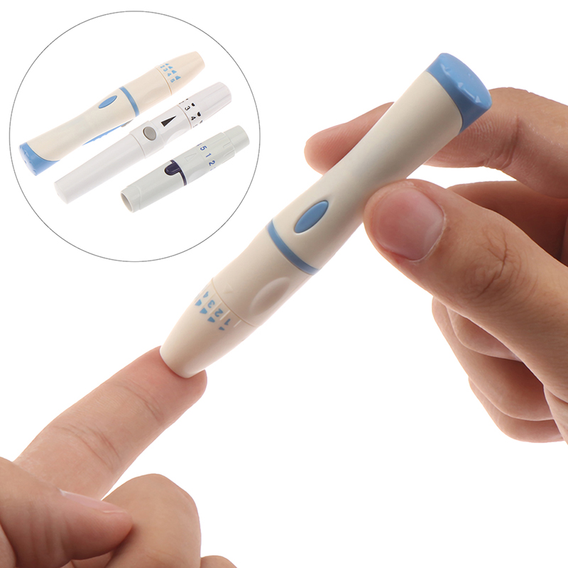 1X Lancet Pen Lancing Device Diabetics Blood Collect Collection Glucose Test vm - Picture 12 of 15