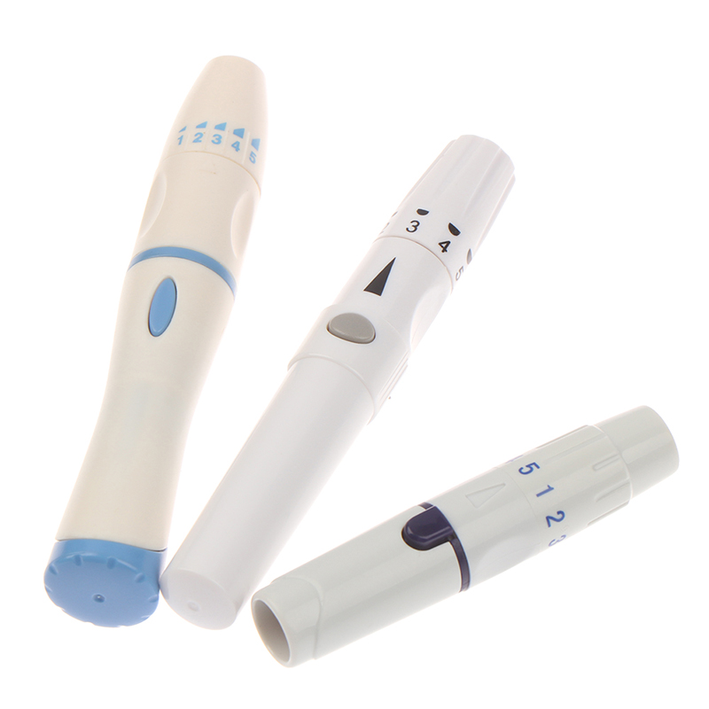1X Lancet Pen Lancing Device Diabetics Blood Collect Collection Glucose Test vm - Picture 2 of 15