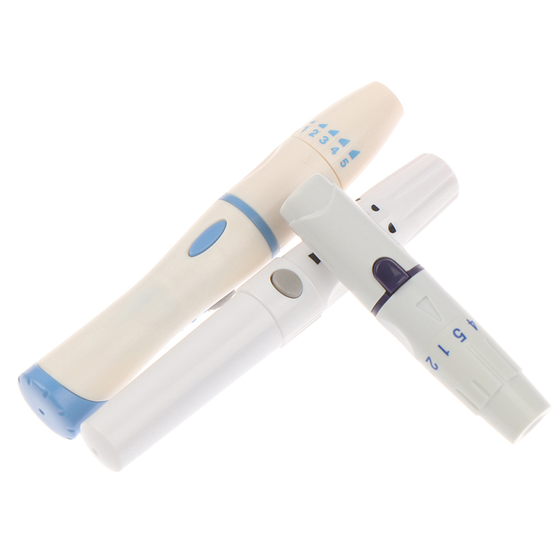 1X Lancet Pen Lancing Device Diabetics Blood Collect Collection Glucose Test vm