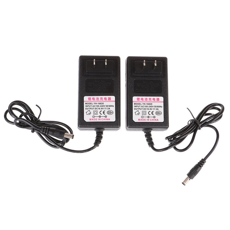16.8V 2A AC/DC Adapter Fitness Massage Gun Power Supply Cord ChargeB-;h RLAU