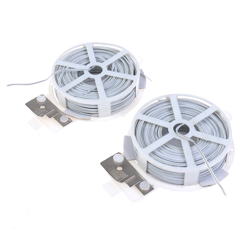 1Pc (50m) White Multi-Function Sturdy Garden Plant Twist Tie with Coated Wire ❤X - Picture 12 of 12