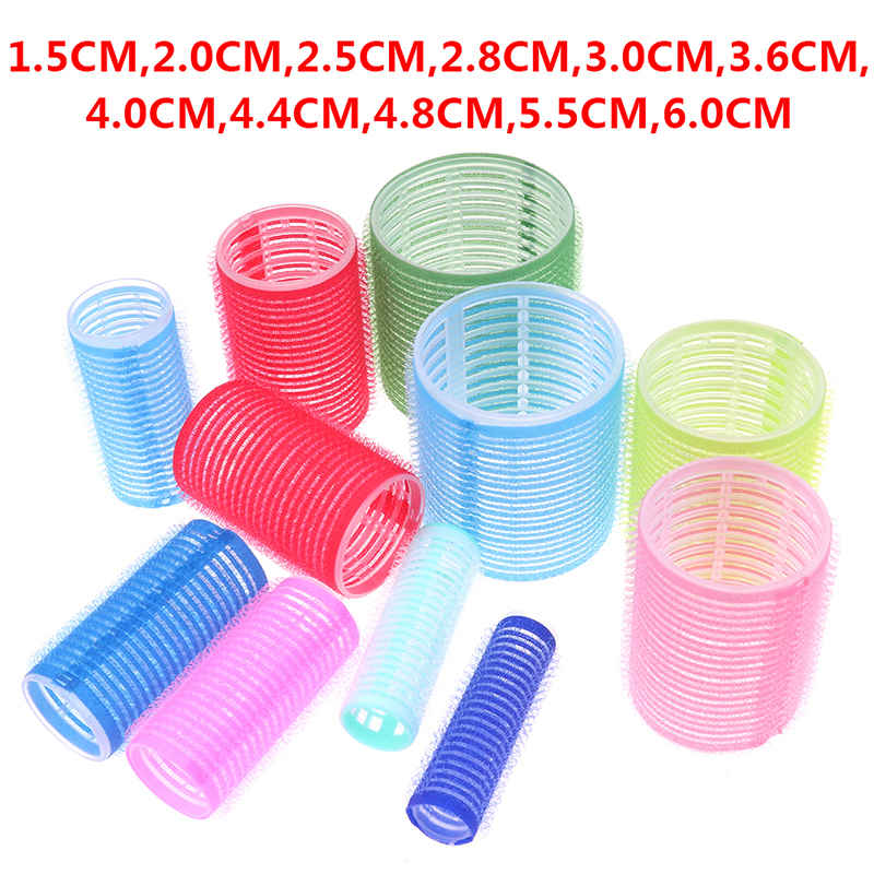 Hair Rollers 6Pcs Curlers Self Grip Holding Rollers Hairdressing Curlers .xh Pe Hair Rollers 6Pcs Curlers Self Grip Holding Rollers Hairdressing Curlers .xh Pe