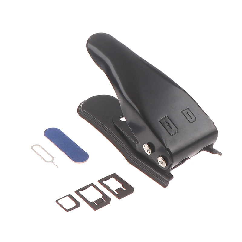 Multi-function Dual 2 in 1 Nano Micro SIM Card Cutter For Smart Phone Access S^3 - Photo 9 sur 11