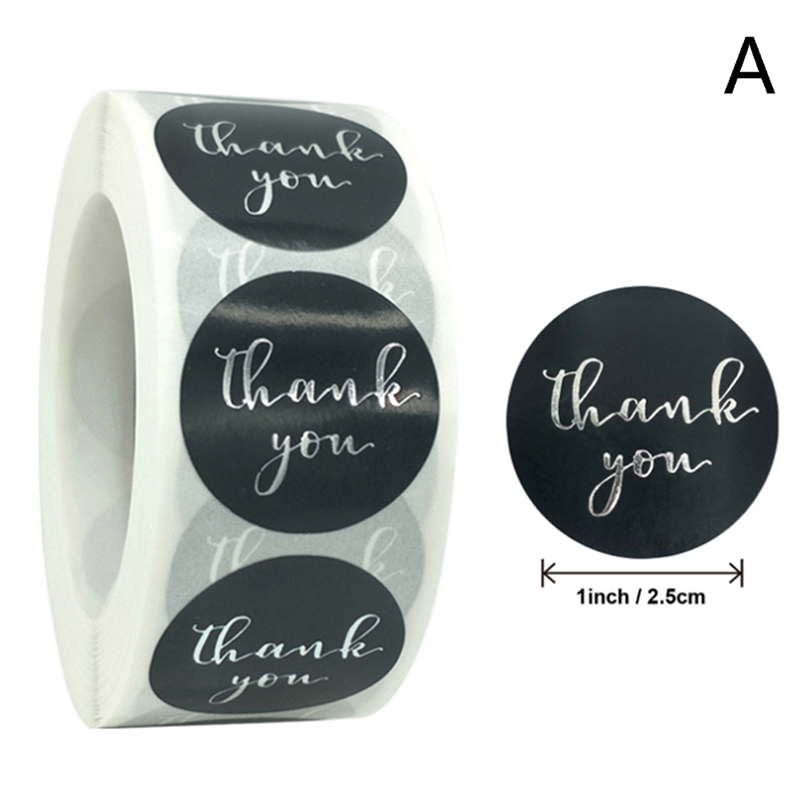 500Pcs/roll Thank You Adhesive Label Stickers For Scrapbooking Cupcakes Dec.we - Picture 13 of 16