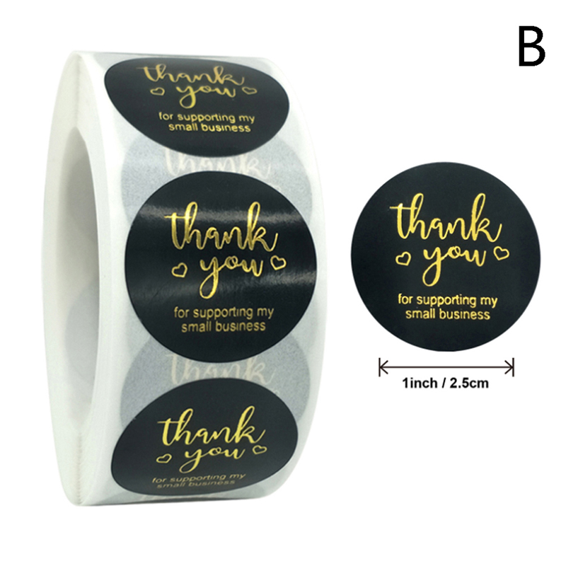 500Pcs/roll Thank You Adhesive Label Stickers For Scrapbooking Cupcakes Dec.we - Picture 16 of 16