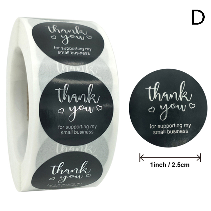 500Pcs/roll Thank You Adhesive Label Stickers For Scrapbooking Cupcakes Dec.we - Picture 14 of 16
