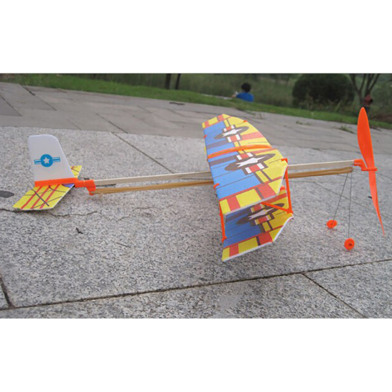 Tensible motor Airplane Inertial Foam Glider Aircraft Toy Model Outdoor Toy