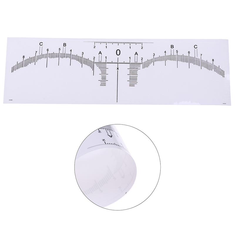10Pcs Microblading Brow Measure Tool Eyebrow Guide Ruler Permanent Makeup TooJF ZR11085
