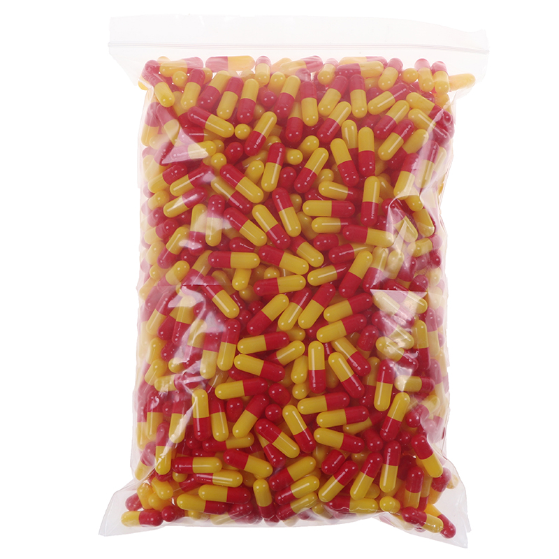1000Pcs Empty Hard Vacant Gelatin Capsule Size 0# Gel Medicine Pill VitaminU QM - Bild 16 von 19