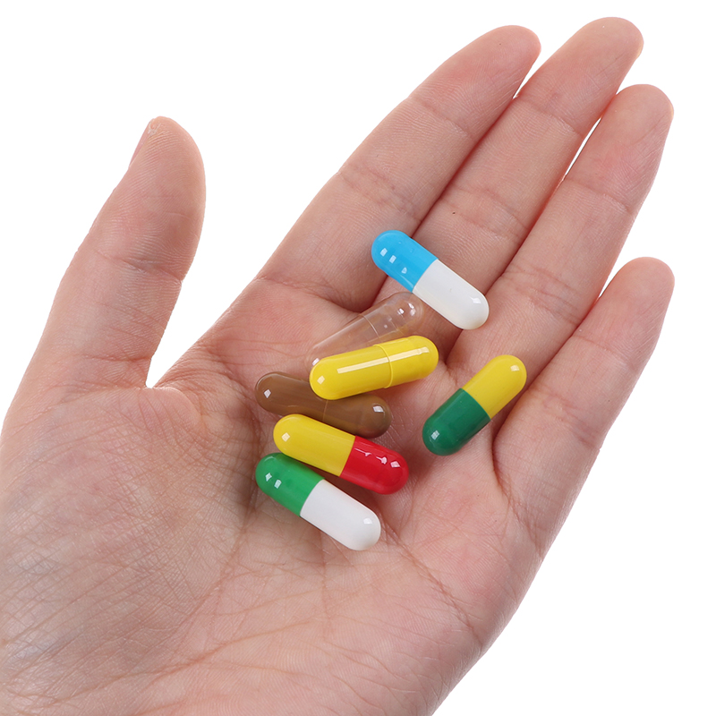 1000Pcs Empty Hard Vacant Gelatin Capsule Size 0# Gel Medicine Pill VitaminU QM - Bild 12 von 19