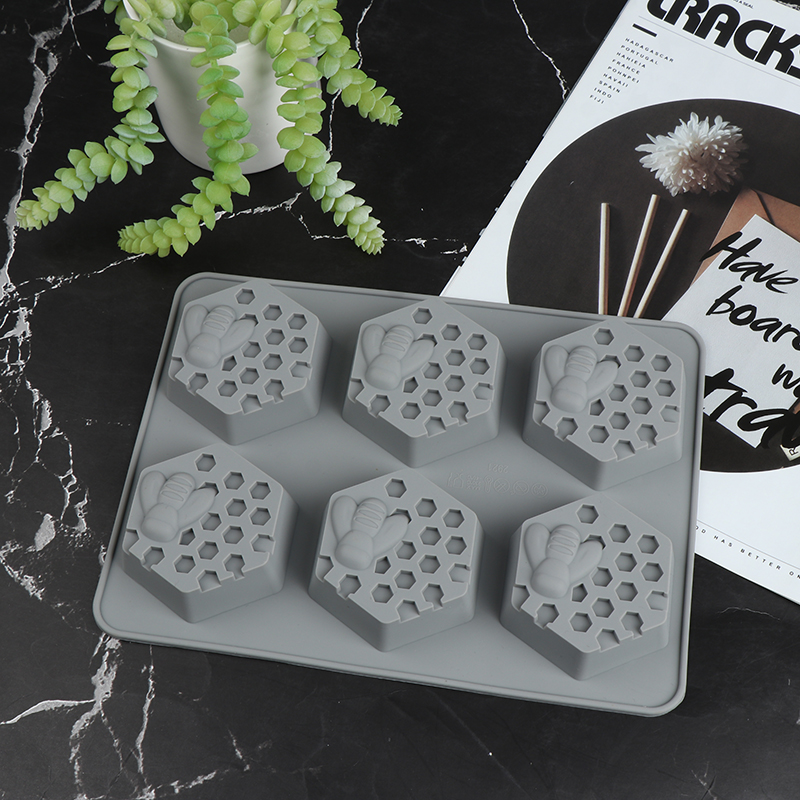 1 pz stampo in silicone sapone per api 6 cavità fatto a mano sapone per fai da te s.cr rode-