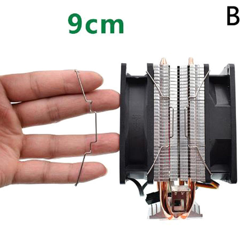 1Pair CPU Radiator Fan Hook Fixed Bracket Fan Buckle Elastic Steel Fan Buc~ho - Afbeelding 14 van 17