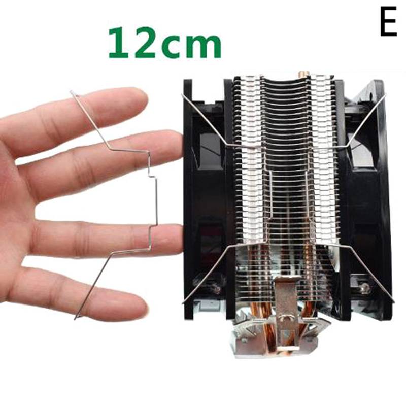 1Pair CPU Radiator Fan Hook Fixed Bracket Fan Buckle Elastic Steel Fan Buc~ho - Afbeelding 15 van 17
