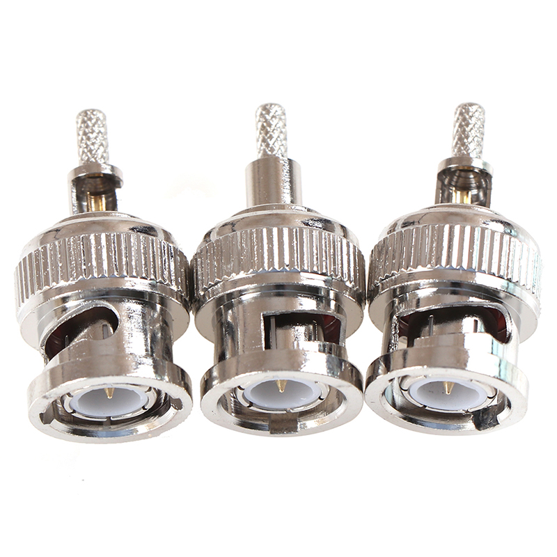 Cavo Rg11 10 Connettori BNC Maschio Ad Angolo Retto Per Crimpatura - Foto 3