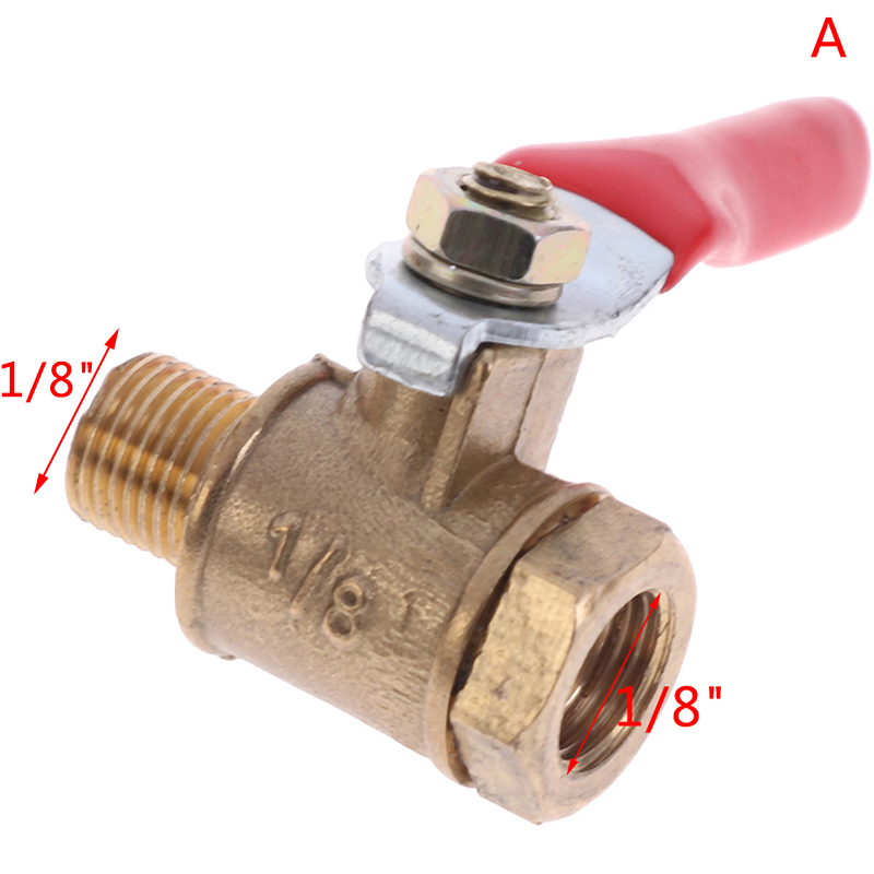 Brass Small Ball Valve Female/Male Thread Valve Joint 1/8" 1/4'' 3/8'' 1/2''} - Picture 13 of 15