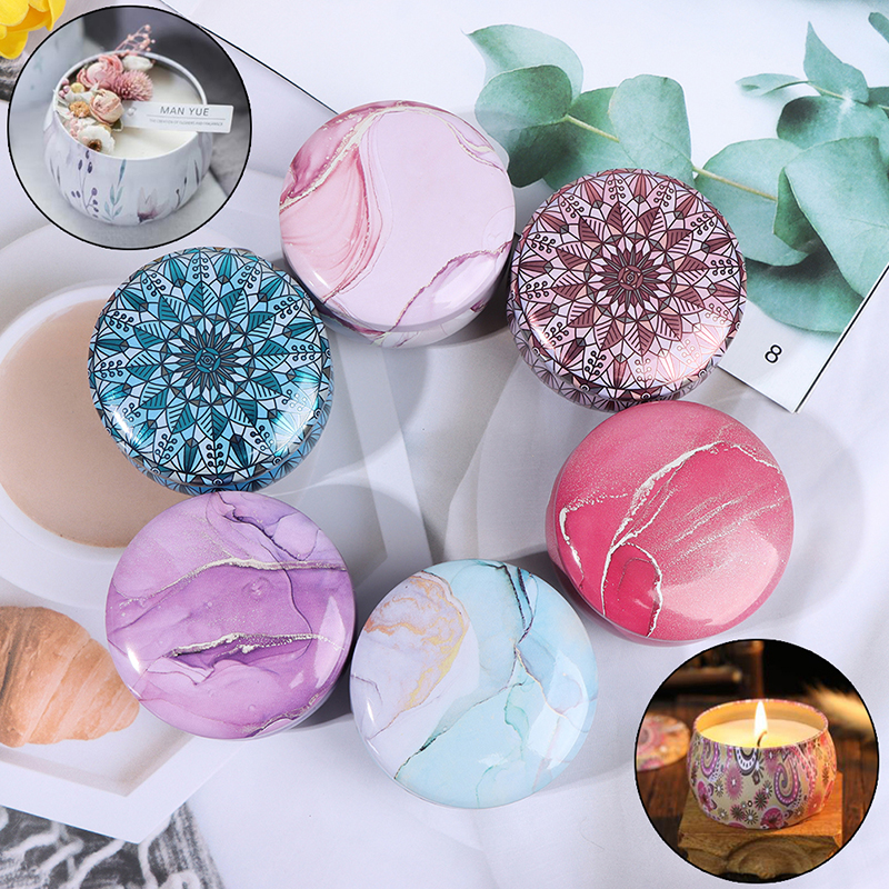 Candle Tin Jars DIY Candle Making kit Holder Storage Case For Dry Spices Swee*d* - Picture 1 of 18