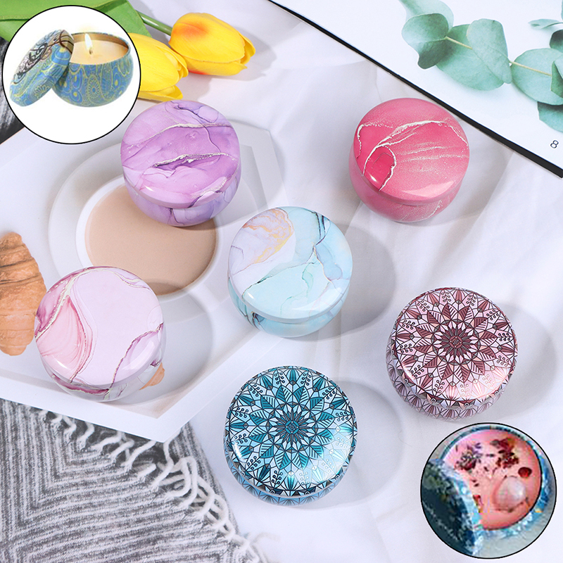 Candle Tin Jars DIY Candle Making kit Holder Storage Case For Dry Spices Swee*d* - Picture 2 of 18