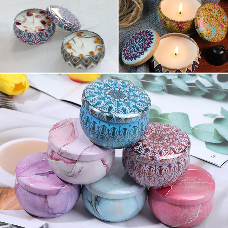 Candle Tin Jars DIY Candle Making kit Holder Storage Case For Dry Spices Swee*d* - Picture 9 of 18