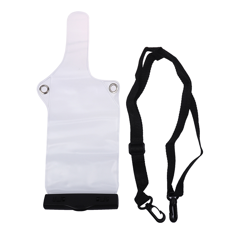 Portable Radio Waterproof Case Bag For Walkie Talkie Cover Holder With LanyY Bw