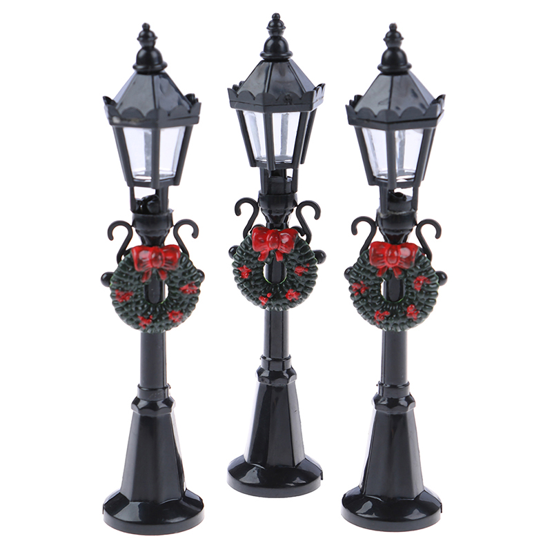 1/12 Dollhouse Miniature Christmas Park Street Lamp Doll Streetlight Decor T Bh 1/12 Dollhouse Miniature Christmas Park Street Lamp Doll Streetlight Decor T Bh