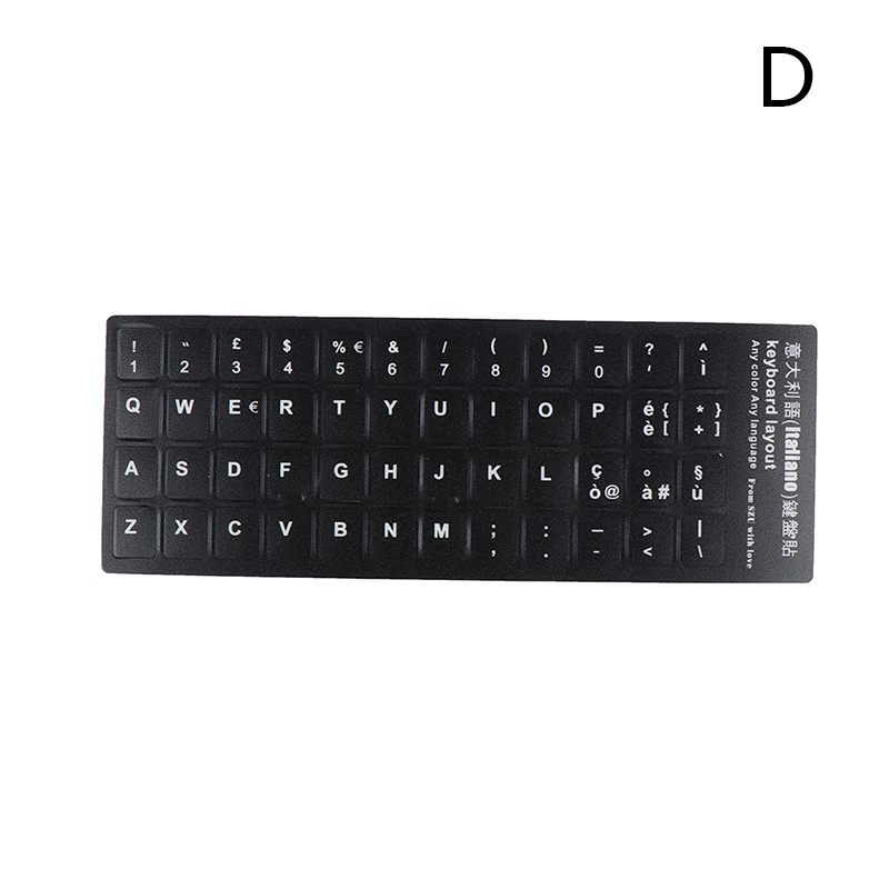 Waterproof Laptop Keyboard Stickers Spanish/French Korean/Thai Keyboard Layo-ja - Picture 19 of 19