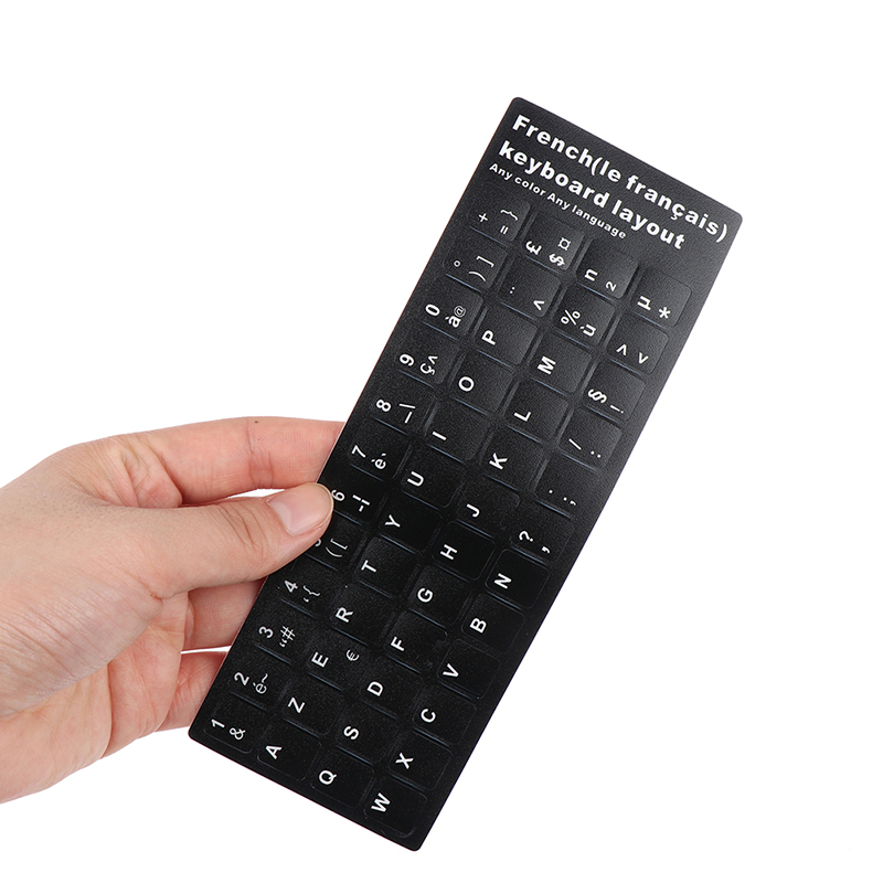 Waterproof Laptop Keyboard Stickers Spanish/French Korean/Thai Keyboard Layo-ja - Picture 8 of 19