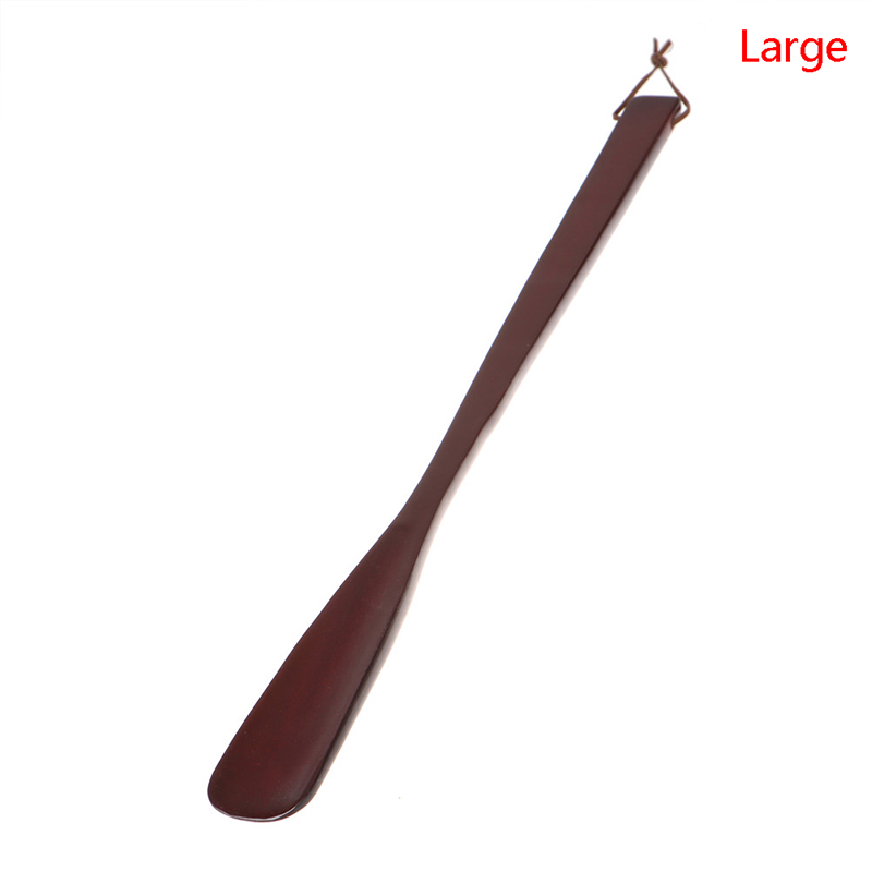 Professional Wooden Shoe Horn Flexible Long Handle Shoehorn Useful Shoe Lift T-❤