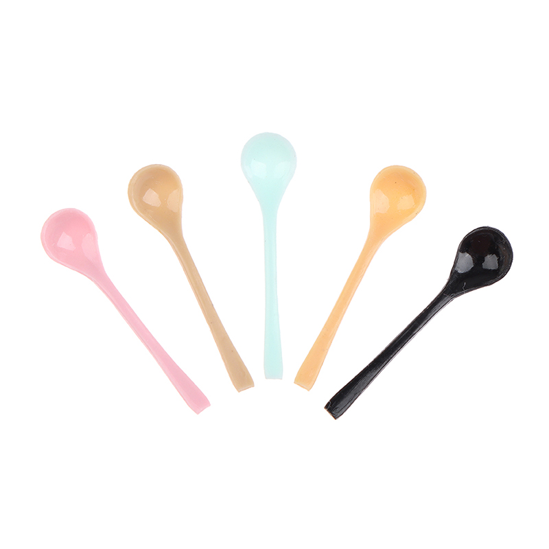 1Pc Doll House Accessories Mini Ice Cream Dessert Yogurt Spoon Deco.l8 Bh