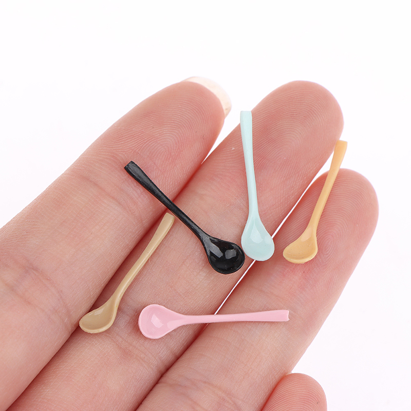 1Pc Doll House Accessories Mini Ice Cream Dessert Yogurt Spoon Deco.l8 Bh