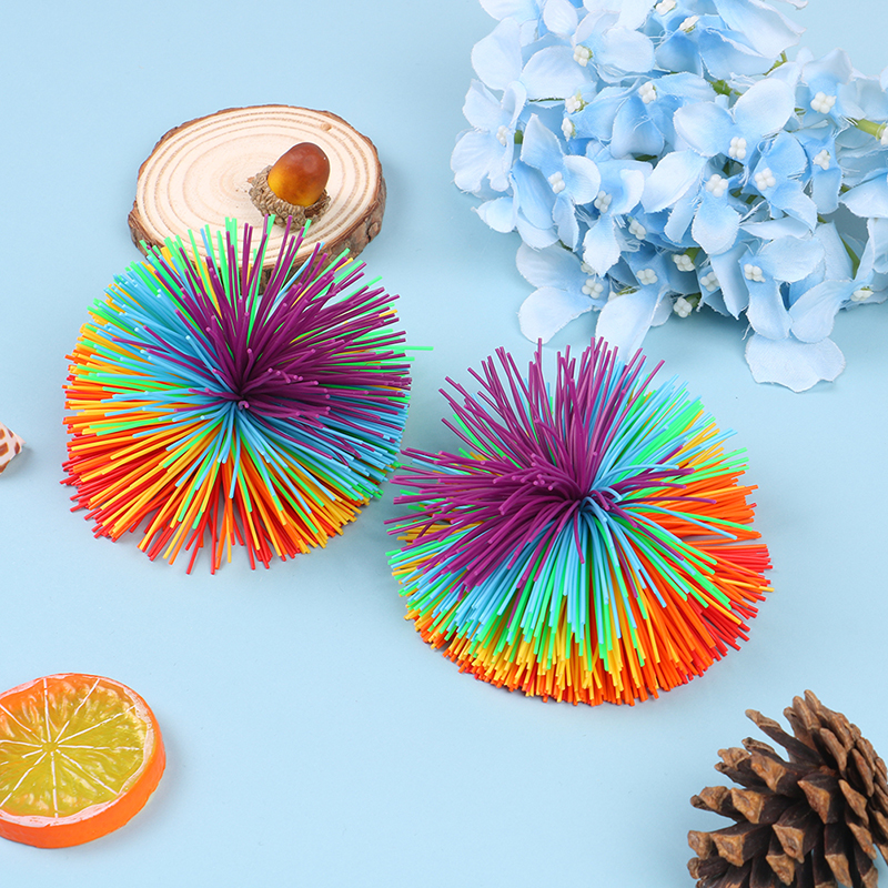 Palla sensoriale arcobaleno 9 cm bambino divertente palla elastica sollievo stress giocattolo bambini- Palla sensoriale arcobaleno 9 cm bambino divertente palla elastica sollievo stress giocattolo bambini-