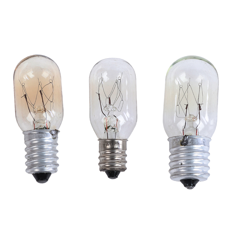 15w Refrigerator Bulb Microwave Light E12/E14/E17 Toaster/Steam Bulb Light 2-yn - Picture 5 of 13