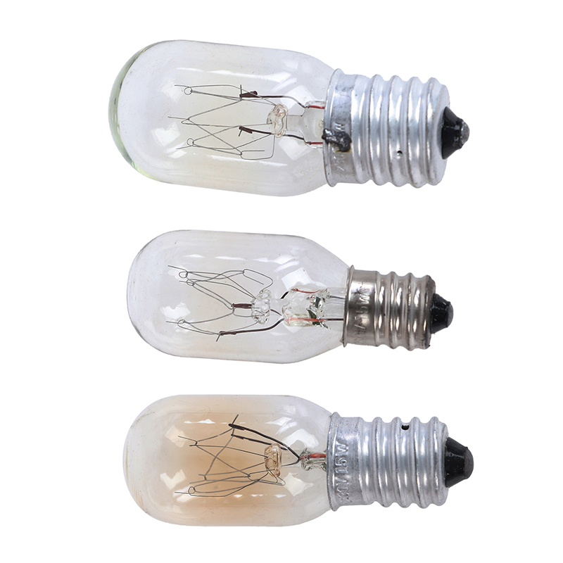 15w Refrigerator Bulb Microwave Light E12/E14/E17 Toaster/Steam Bulb Light 2-yn - Picture 2 of 13