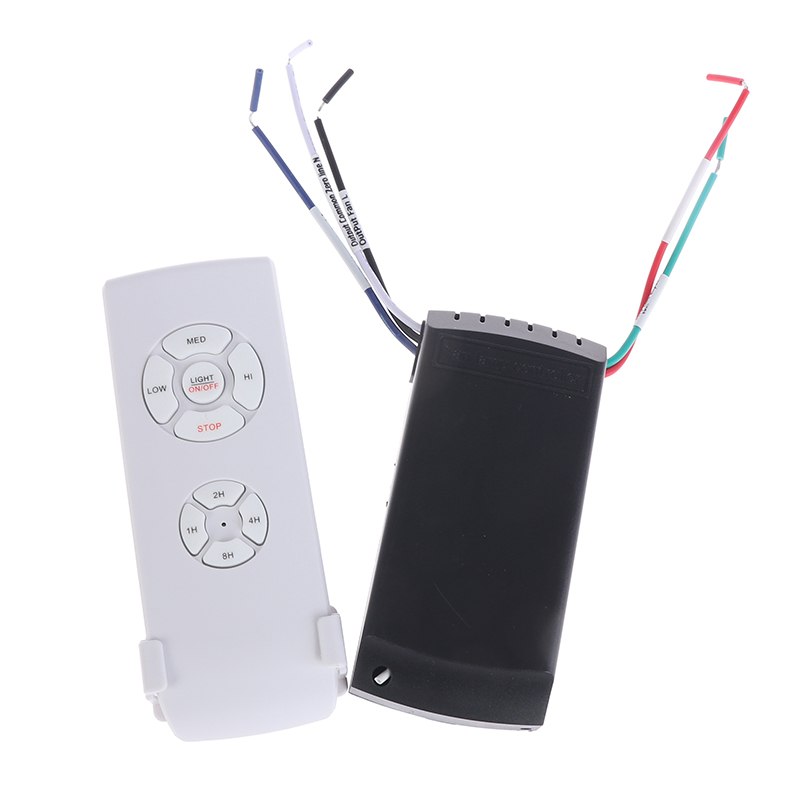 110-240V Universal Ceiling Fan Lamp Speed Remote Control Kit Timing WirelesY`xi - Bild 10 von 12